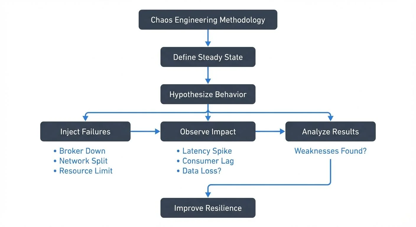 Chaos Engineering Process for Streaming Systems